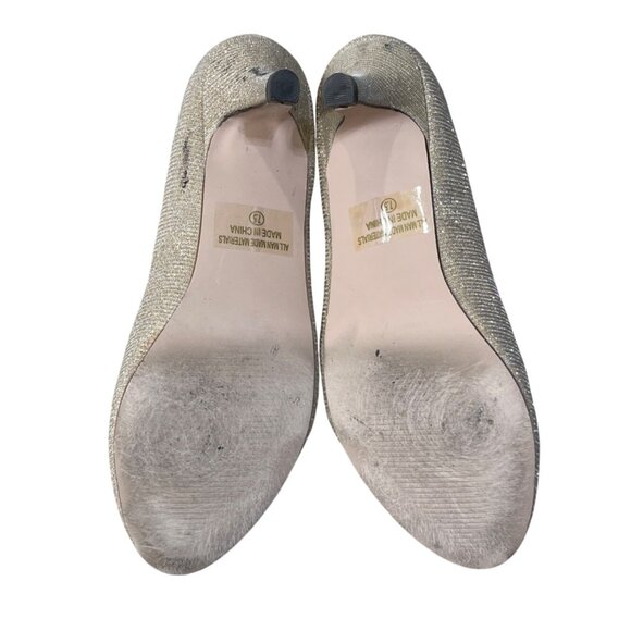 Chase + Chloe Kona Women's Round Toe Heel Mary Jane Pump Size 7.5 Gold - Picture 10 of 13